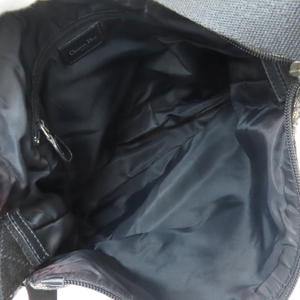 CHRISTIAN DIOR Black Canvas Trotter Shoulder Bag - Picture 5 of 16